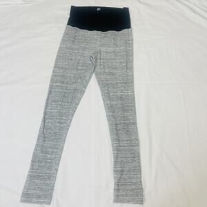 Joshua Perets Leggings Womens Gray High Waist Active Workout GREY size LARGE